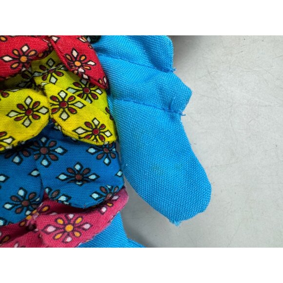 Colorful Fish Shaped Quilted Potholders By David E. Glatt set of 2 colorful blue - Picture 10 of 15